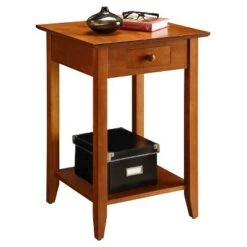 Promo π American Heritage End Table with Drawer Shelf - Breighton Home White π 16 Promo π American Heritage End Table with Drawer Shelf - Breighton Home White π -End And Side Tables shop unnamed file 3217