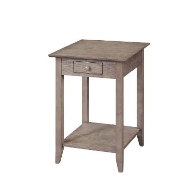 Promo π American Heritage End Table with Drawer Shelf - Breighton Home White π 9 Promo π American Heritage End Table with Drawer Shelf - Breighton Home White π - Image 7