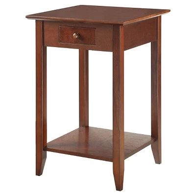 Promo π American Heritage End Table with Drawer Shelf - Breighton Home White π 10 Promo π American Heritage End Table with Drawer Shelf - Breighton Home White π - Image 8