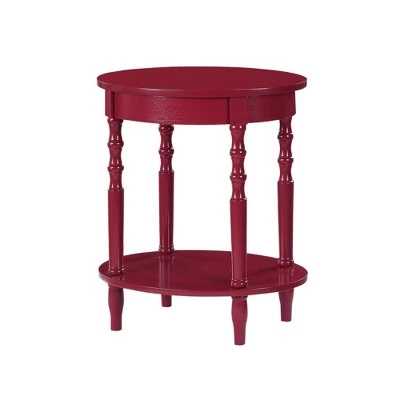 Outlet π€© Classic Accents Brandi Oval End Table - Breighton Home Cranberry Red β 8 Outlet π€© Classic Accents Brandi Oval End Table - Breighton Home Cranberry Red β - Image 6