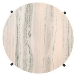 New ❤️ Azula Stone Top Accent Table Burnt Orange/Black - Safavieh 🧨 -End And Side Tables shop unnamed file 3229