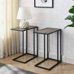 New π Set of 2 Arja Modern Glam Rectangular C Tables - Saracina Home Mocha/black β 19 New π Set of 2 Arja Modern Glam Rectangular C Tables - Saracina Home Mocha/black β -End And Side Tables shop unnamed file 325