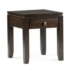 Best reviews of ✔️ Essex Solid Wood End Table - Wyndenhall Farmhouse Gray ✔️ -End And Side Tables shop unnamed file 3287