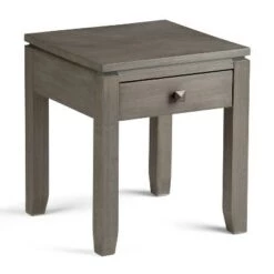 Best reviews of ✔️ Essex Solid Wood End Table - Wyndenhall Farmhouse Gray ✔️ -End And Side Tables shop unnamed file 3288