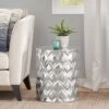 Deals 🔥 Huller Modern Glam Handcrafted Aluminum Ikat Side Table Silver - Christopher Knight Home 🎉 -End And Side Tables shop unnamed file 3289