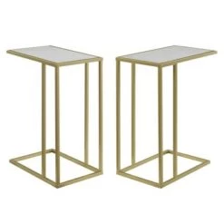 New π Set of 2 Arja Modern Glam Rectangular C Tables - Saracina Home Mocha/black β 23 New π Set of 2 Arja Modern Glam Rectangular C Tables - Saracina Home Mocha/black β -End And Side Tables shop unnamed file 329