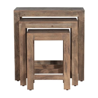 Best reviews of β€οΈ Wilkerson Wood 3 Piece Nesting Table Set Brown - Hillsdale Furniture π 4 Best reviews of β€οΈ Wilkerson Wood 3 Piece Nesting Table Set Brown - Hillsdale Furniture π - Image 2