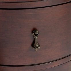 Best deal ❤️ 55 Downing Street Mid Century Modern Walnut Wood Round Accent Side End Table 19 3/4" Wide with Drawer and Shelf Brown for Living Room Home 🎉 -End And Side Tables shop unnamed file 3312