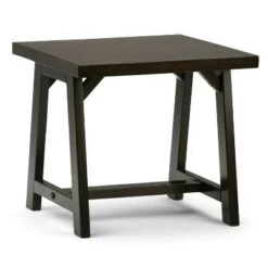 Cheapest ✨ Hawkins Solid Wood End Table - Wyndenhall Dark Chestnut Brown ⌛ -End And Side Tables shop unnamed file 3348