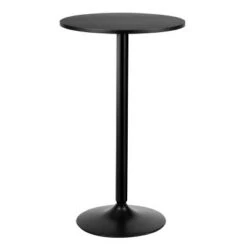 Promo 🛒 Costway 24" Round Pub Table Bistro Bar Height Cocktail Table W/Metal Base Indoor Black 😉 -End And Side Tables shop unnamed file 3358
