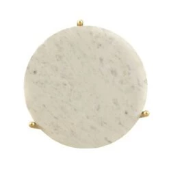 Best Pirce ⌛ Kent Tier Marble Accent Table White - Treasure Trove Accents 👏 -End And Side Tables shop unnamed file 3362