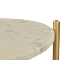 Best Pirce ⌛ Kent Tier Marble Accent Table White - Treasure Trove Accents 👏 -End And Side Tables shop unnamed file 3363