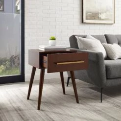 Cheap ⭐ Everett End Table - Crosley White 🎉 -End And Side Tables shop unnamed file 3373