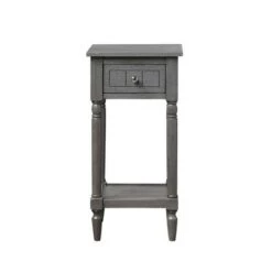 Outlet 🛒 French Country Khloe Accent Table - Breighton Home Mahogany 😉 -End And Side Tables shop unnamed file 3390