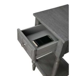 Outlet 🛒 French Country Khloe Accent Table - Breighton Home Mahogany 😉 -End And Side Tables shop unnamed file 3393