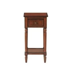 Outlet 🛒 French Country Khloe Accent Table - Breighton Home Mahogany 😉 -End And Side Tables shop unnamed file 3397