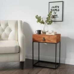 Brand new ✨ Milo Side Table Walnut - ClickDecor 😍