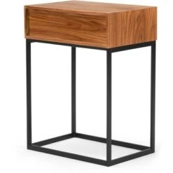 Brand new ✨ Milo Side Table Walnut - ClickDecor 😍 -End And Side Tables shop unnamed file 3408