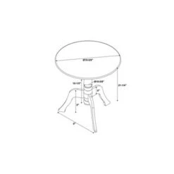 Brand new ❤️ Acrylic End Table - Linon Clear 🎁 -End And Side Tables shop unnamed file 3449