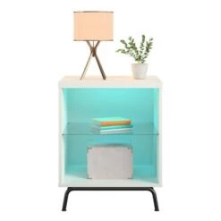 Flash Sale 👍 Room & Joy Hannaford End Table White - Room & Joy 🧨 -End And Side Tables shop unnamed file 3458