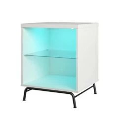 Flash Sale 👍 Room & Joy Hannaford End Table White - Room & Joy 🧨 -End And Side Tables shop unnamed file 3461