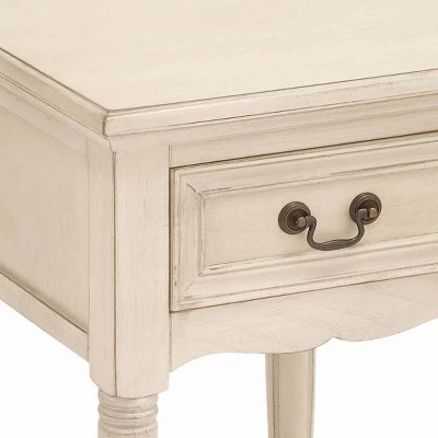 Cheapest β¨ Traditional Wood Accent Table Ivory - Olivia & May π 16 Cheapest β¨ Traditional Wood Accent Table Ivory - Olivia & May π - Image 14