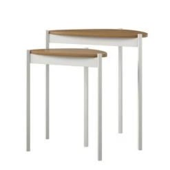 Buy π Tallulah Nesting Tables - Novogratz Walnut/white π 15 Buy π Tallulah Nesting Tables - Novogratz Walnut/white π -End And Side Tables shop unnamed file 3483