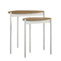 Buy π Tallulah Nesting Tables - Novogratz Walnut/white π 19 Buy π Tallulah Nesting Tables - Novogratz Walnut/white π -End And Side Tables shop unnamed file 3487