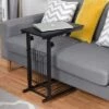 Best Sale ✔️ Costway Height Adjustable Sofa Side Table Snack End Slide Under Table Rolling Casters ⌛ -End And Side Tables shop unnamed file 3499