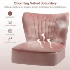 Wholesale 😀 Costway 2pcs Accent Chairs & End Table Set Armless Velvet Sofa & Round Table ⭐ -End And Side Tables shop unnamed file 350