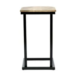 Best deal 👏 Lunsford Handcrafted Boho C Shaped End Table Honey Brown/Black - Christopher Knight Home 🛒 -End And Side Tables shop unnamed file 3512