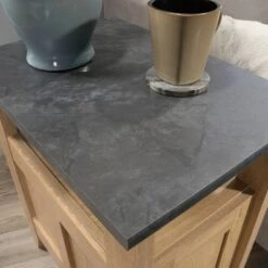 Budget ⌛ August Hill Side Table Brown - Sauder ✨ -End And Side Tables shop unnamed file 3533