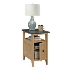 Budget ⌛ August Hill Side Table Brown - Sauder ✨ -End And Side Tables shop unnamed file 3535