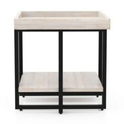 Budget 😉 Grislare Rectangular End Table - HOMES: Inside + Out Antique White/black 😍 -End And Side Tables shop unnamed file 3579
