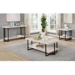 Budget 😉 Grislare Rectangular End Table - HOMES: Inside + Out Antique White/black 😍 -End And Side Tables shop unnamed file 3580