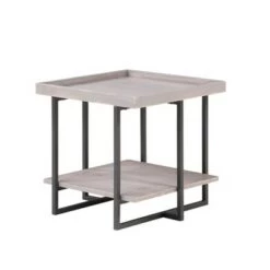 Budget 😉 Grislare Rectangular End Table - HOMES: Inside + Out Antique White/black 😍 -End And Side Tables shop unnamed file 3582