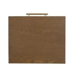 Outlet 👏 Hulett Contemporary End Table with Storage Walnut/Natural/Antique Gold - Christopher Knight Home 😍 -End And Side Tables shop unnamed file 3635