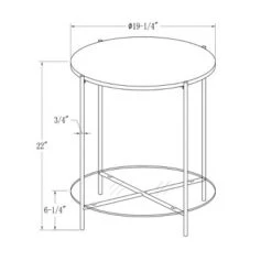 Best deal β¨ 20" Glass and Faux Marble Glam Round Side Table - Saracina Home White Marble Top/chrome π 11 Best deal β¨ 20" Glass and Faux Marble Glam Round Side Table - Saracina Home White Marble Top/chrome π -End And Side Tables shop unnamed file 3654
