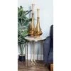 Budget 🥰 Olivia & May Contemporary Iron Accent Table Gold - Olivia & May 👏 -End And Side Tables shop unnamed file 3661