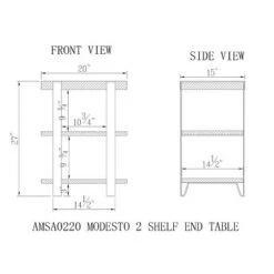 Deals π 20" Modesto 2 Shelf Solid Wood and Metal End Table Reclaimed Wood Brown - Alaterre Furniture β 11 Deals π 20" Modesto 2 Shelf Solid Wood and Metal End Table Reclaimed Wood Brown - Alaterre Furniture β -End And Side Tables shop unnamed file 3685