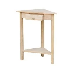 Cheap 🎁 Corner End Table Unfinished - International Concepts 🎁 -End And Side Tables shop unnamed file 3722