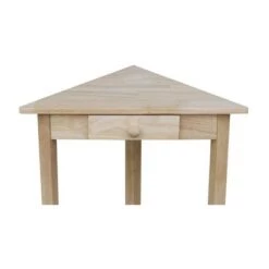 Cheap 🎁 Corner End Table Unfinished - International Concepts 🎁 -End And Side Tables shop unnamed file 3723