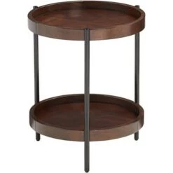 Brand new β€οΈ 55 Downing Street Vintage Bronze Metal Round Accent Table 20 1/4" Wide Brown Walnut Wood Top and Shelf for Living Room Home House π― 11 Brand new β€οΈ 55 Downing Street Vintage Bronze Metal Round Accent Table 20 1/4" Wide Brown Walnut Wood Top and Shelf for Living Room Home House π― -End And Side Tables shop unnamed file 3729