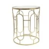 Outlet 🔥 2pc 24"/20" Mirrored Round Accent Tables Gold - Sagebrook Home ✔️ -End And Side Tables shop unnamed file 3782