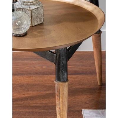 Buy π― Charlane 2 Tier Side Table Gold - Powell Company π 8 Buy π― Charlane 2 Tier Side Table Gold - Powell Company π - Image 6