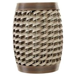 Cheapest 😉 Olivia & May Set of 2 Eclectic Rattan Accent Tables Brown - Olivia & May 😀 -End And Side Tables shop unnamed file 382