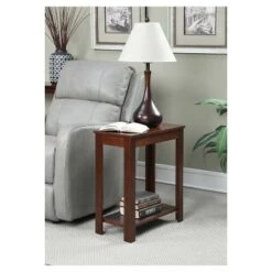 Cheap 👏 Baja Chairside End Table Mahogany - Breighton Home ⌛