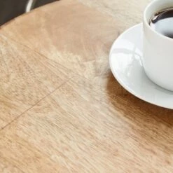 Budget 🎁 Olivia & May Set of 3 Contemporary Stainless Steel Geometric Accent Tables Brown - Olivia & May 🌟