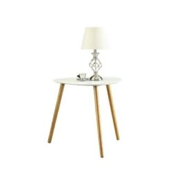 Best reviews of 💯 Oslo End Table White - Breighton Home 👏 -End And Side Tables shop unnamed file 3855