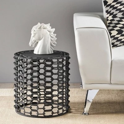 Promo π€© Fenelon Modern Accent Table Black - Christopher Knight Home π 2 Promo π€© Fenelon Modern Accent Table Black - Christopher Knight Home π